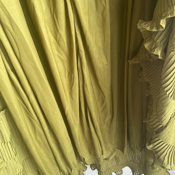 Anthropologie By the River Olive green dress NWOT - Picture 4 of 10